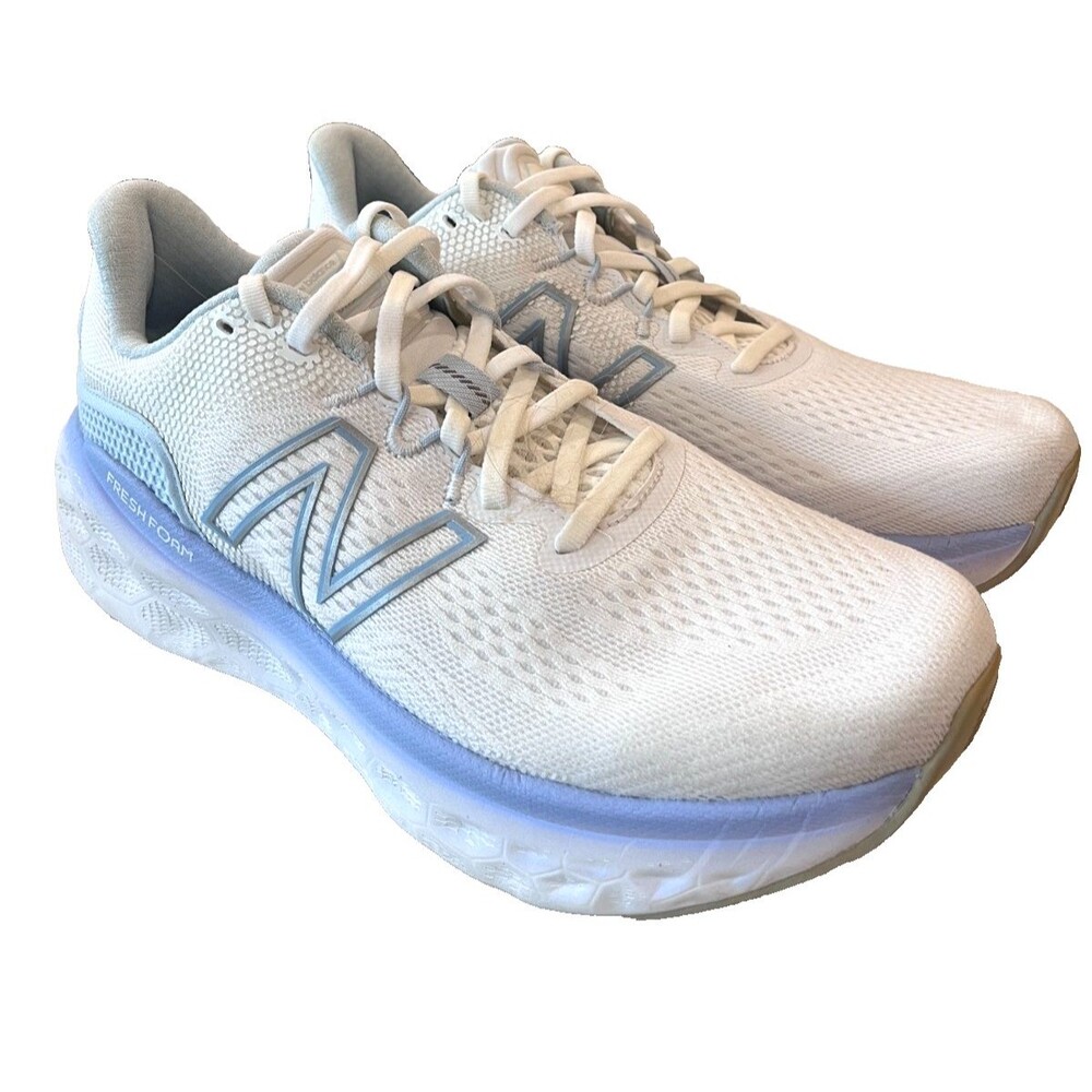 New Balance Fresh Foam X  Women's Size 10.5 B Running Shoes White Blue WMORLO3